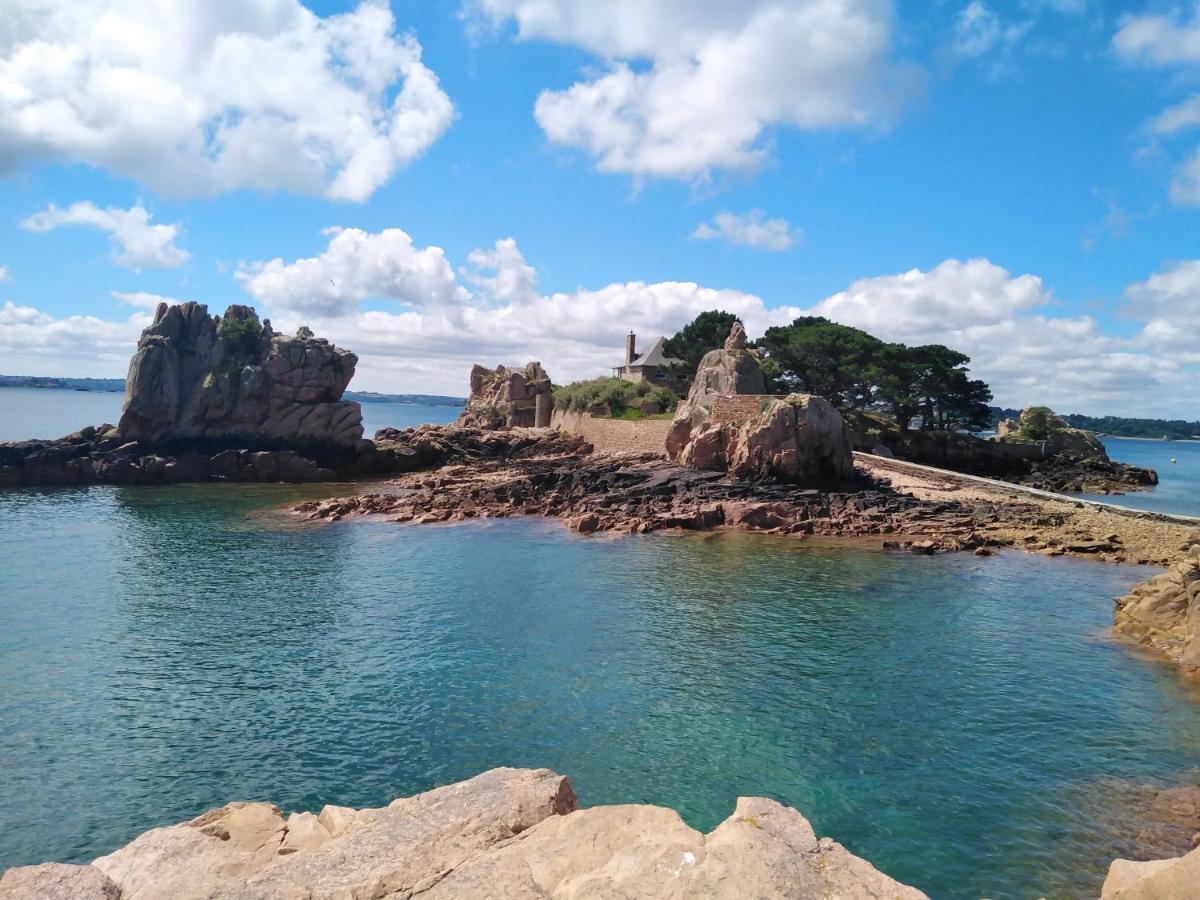 Chambre D'Hote Proche Mer Yvias エクステリア 写真